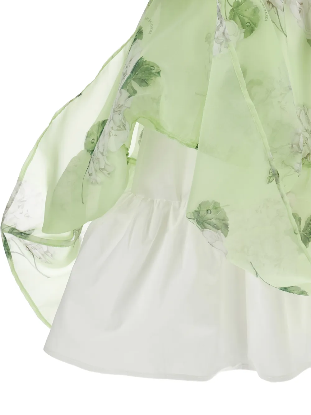 Monnalisa Jurk met bloemenprint Groen