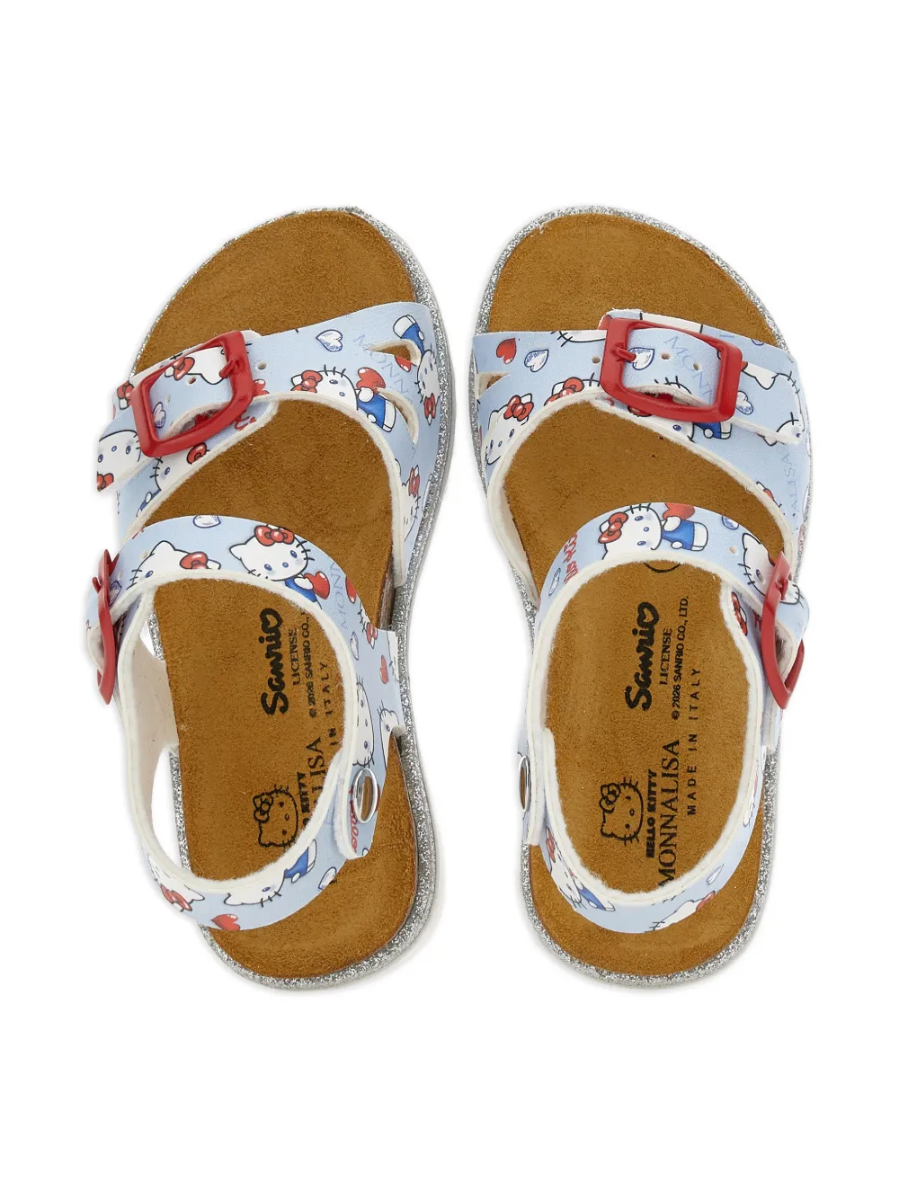 Monnalisa x Hello Kitty sandalen met gesp Blauw