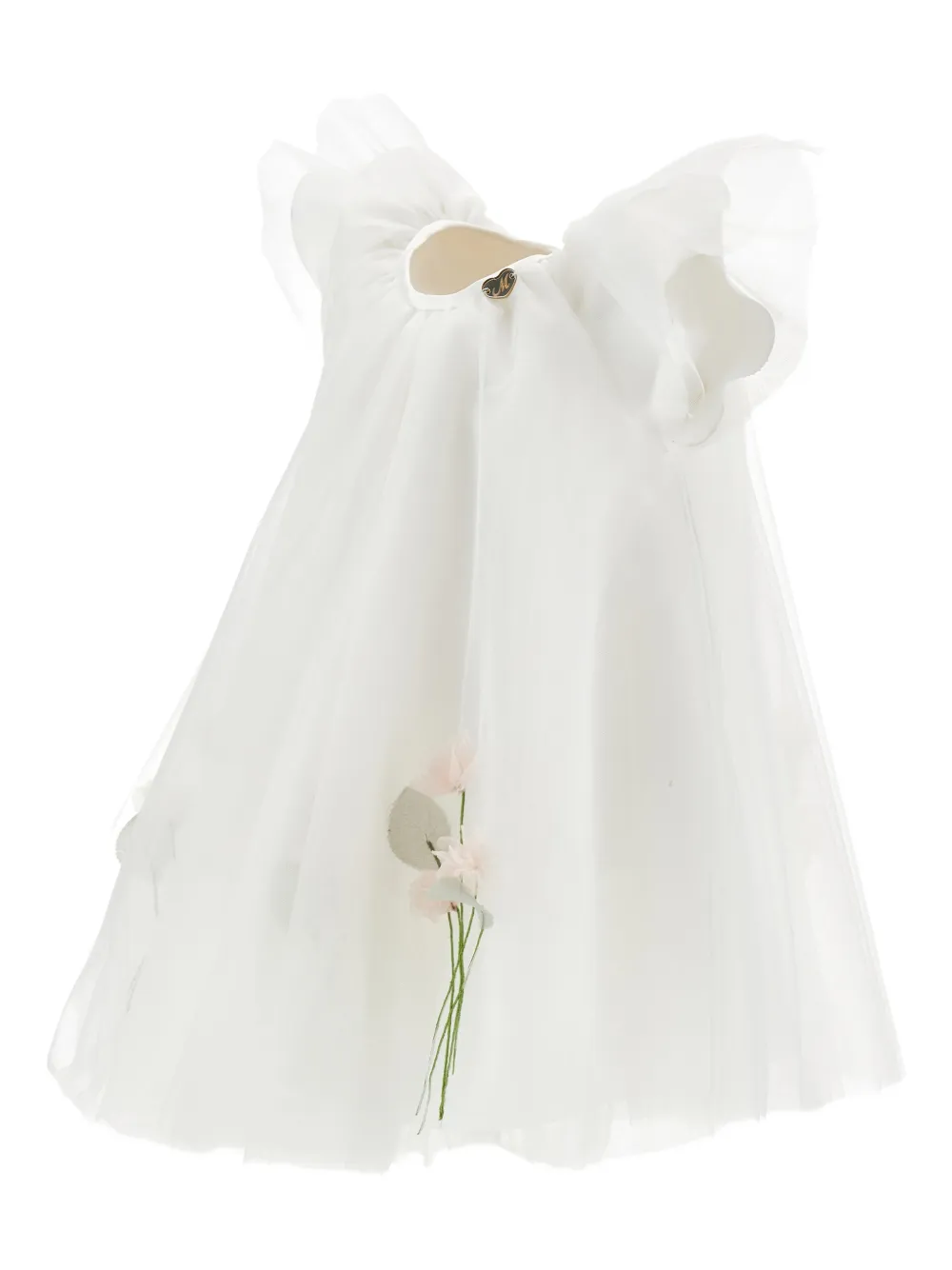 ruffled floral dress