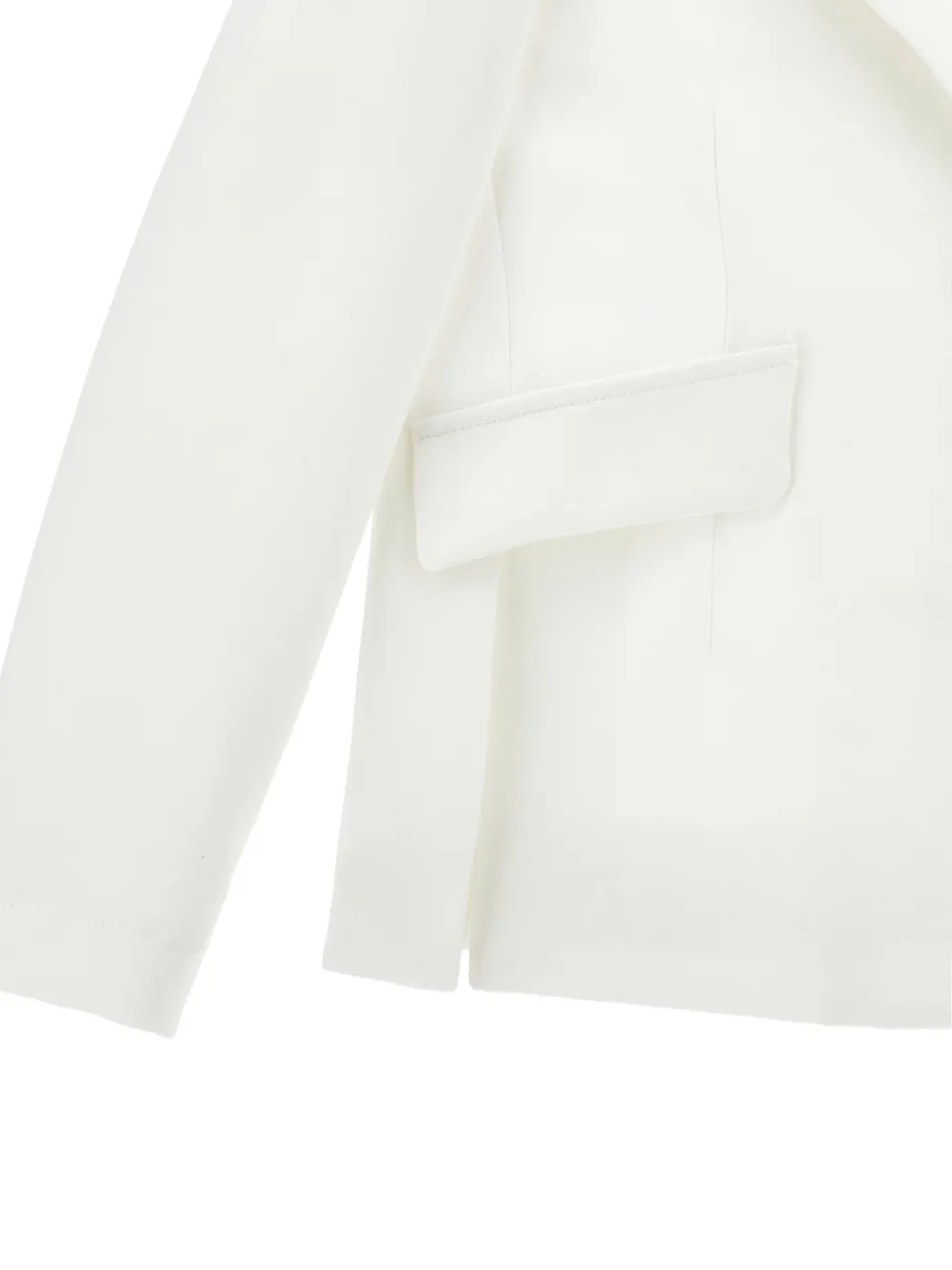 Monnalisa Blazer met bloemapplicatie Wit