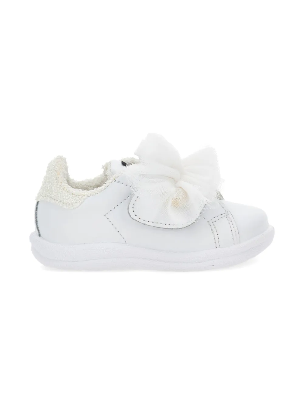 Monnalisa Sneakers met tulen detail Wit
