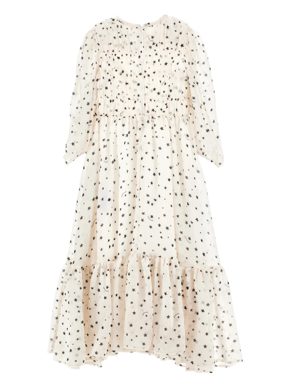 Monnalisa Jurk met ruches Beige