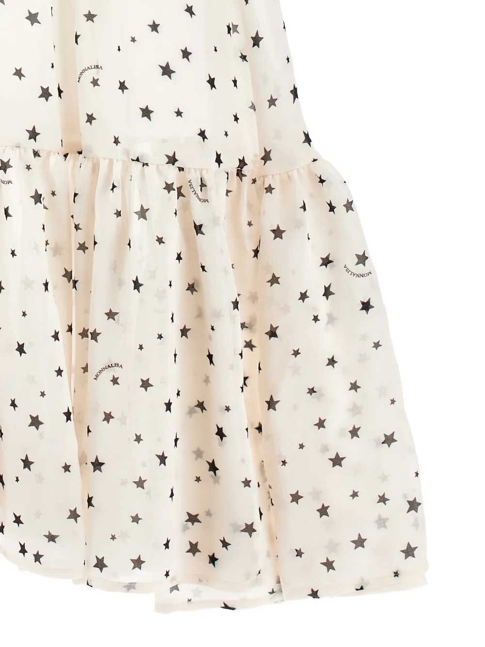 Monnalisa Jurk met ruches Beige