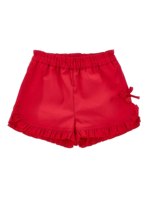 Monnalisa ruffled-trim bow-detail shorts