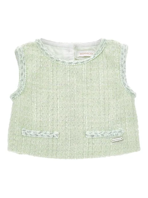 Monnalisa Ausgefranstes Top