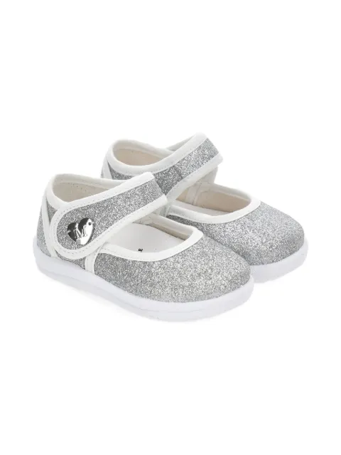 Monnalisa flats con aplique de corazón