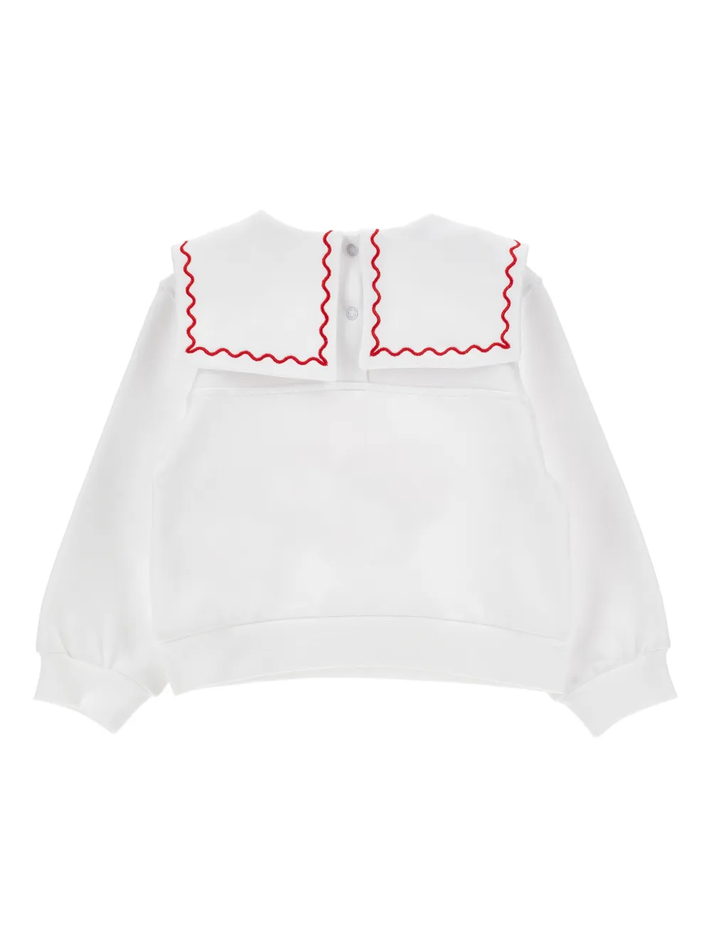 Winnie-Print Bow-Embellishment Sweatshirt
