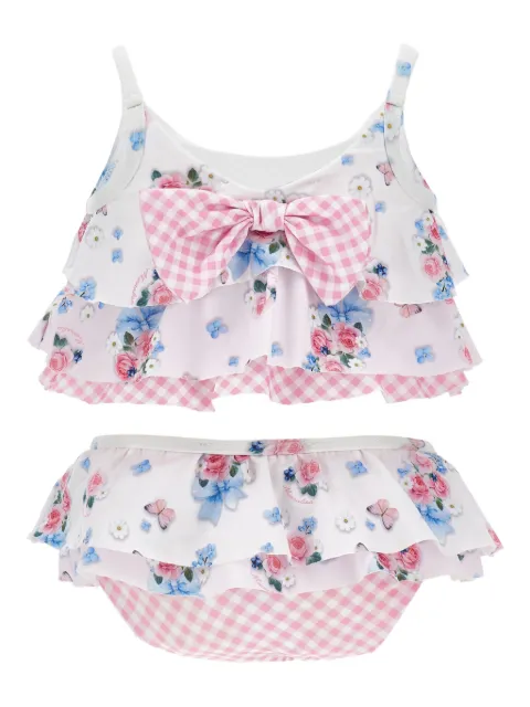 Monnalisa floral-pattern bikini