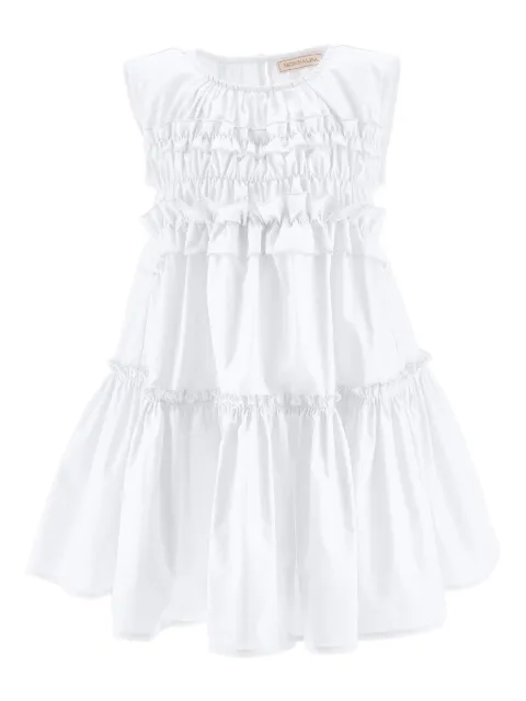 Monnalisa vestido a capas con volantes