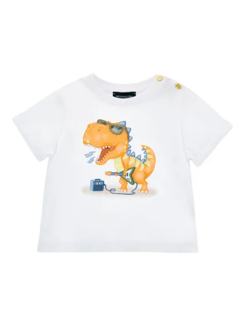 Monnalisa dinosaur-graphic T-shirt