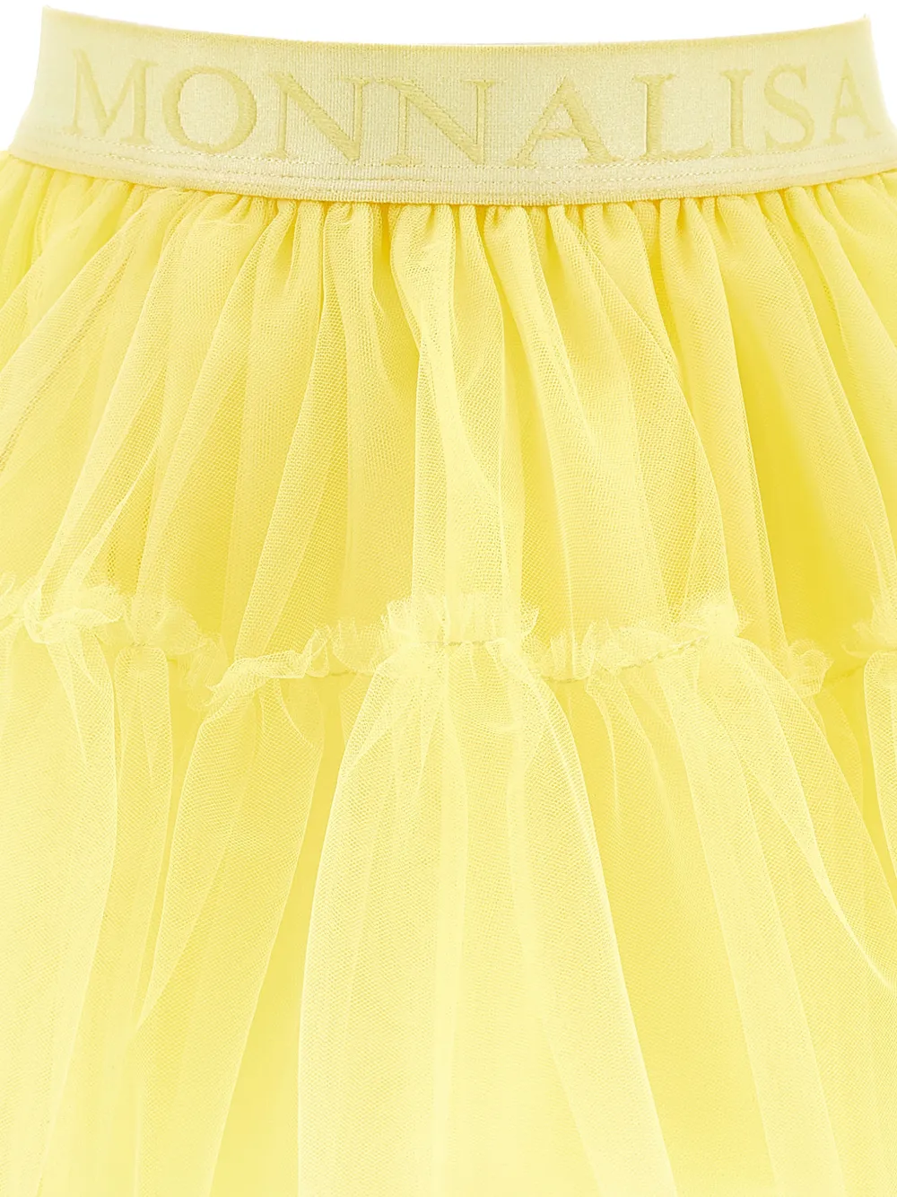  Monnalisa Ruffled Tulle Tutu - Yellow 