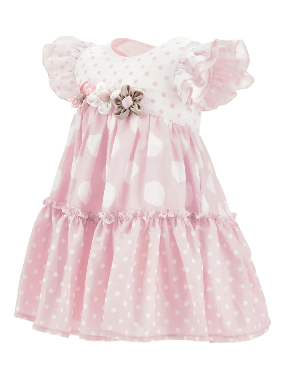 Monnalisa Jurk met stippen Roze