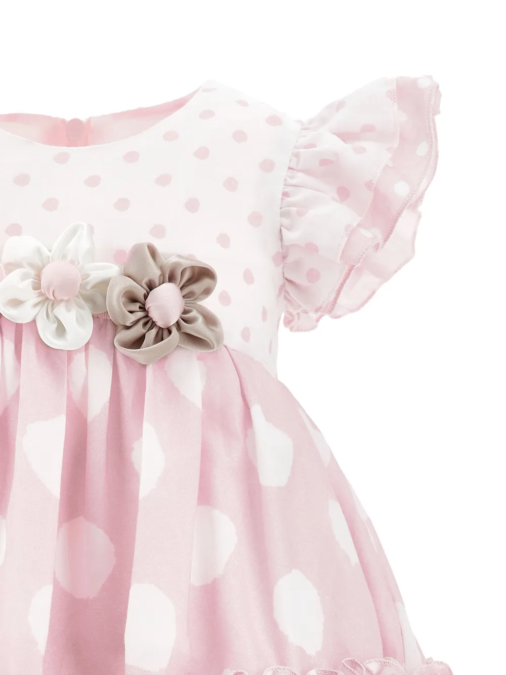 Monnalisa Jurk met stippen Roze