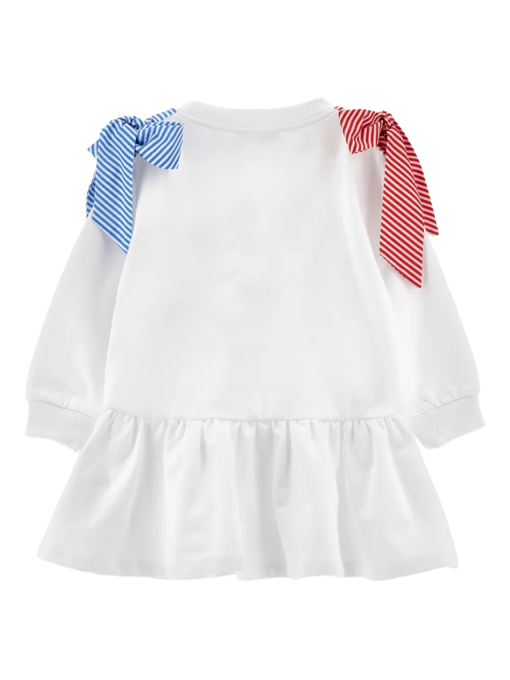 Monnalisa Jurk met strikdetail Wit