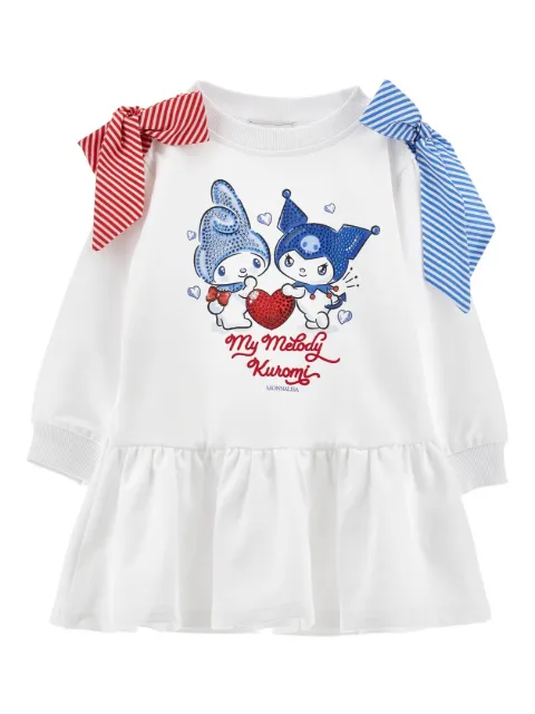 Monnalisa vestido con detalle de moño