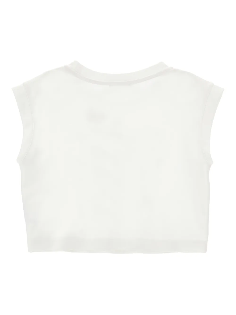 Monnalisa T-shirt met vlinderprint Wit