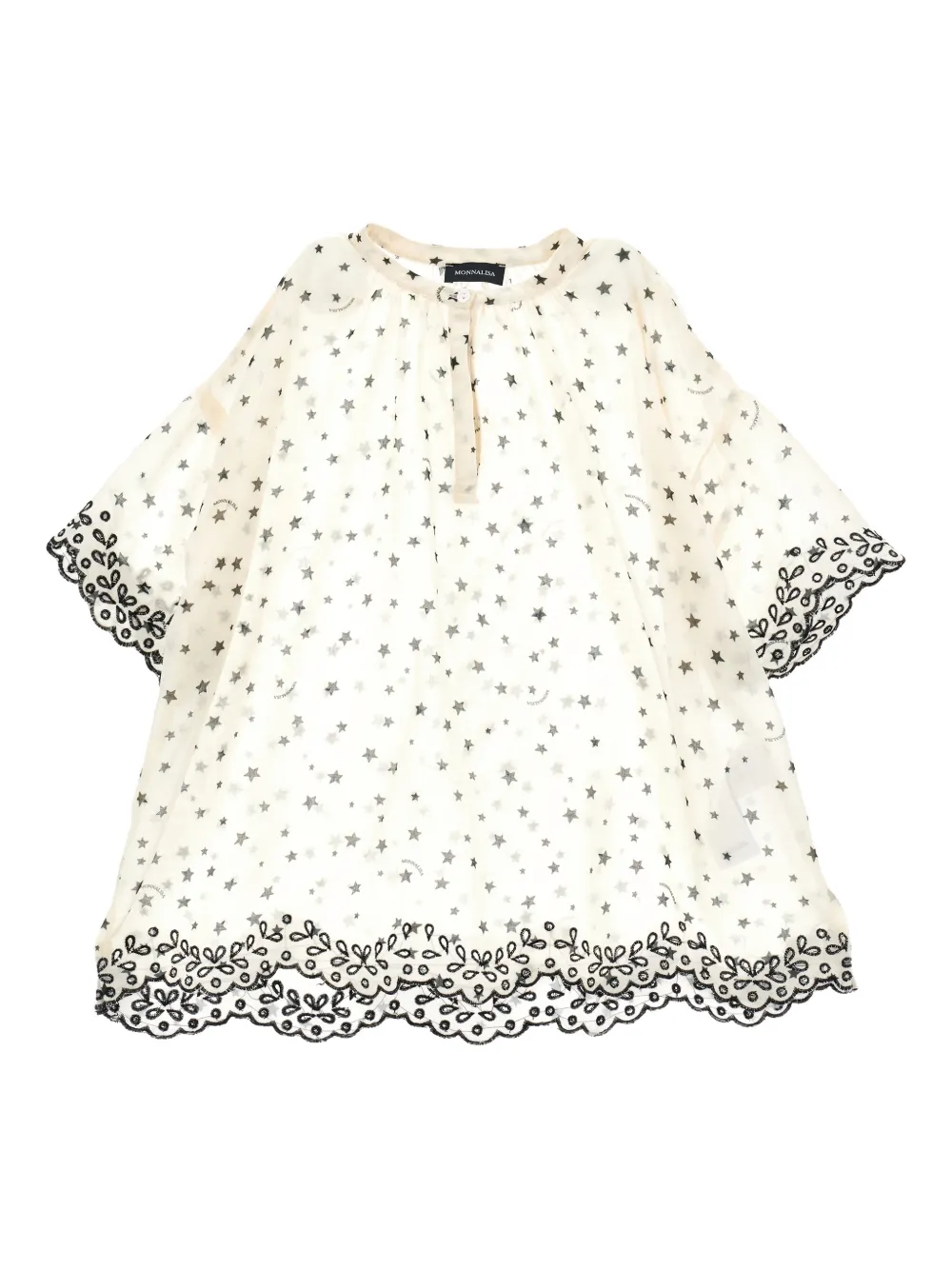 Monnalisa Abito con stampa - Toni neutri