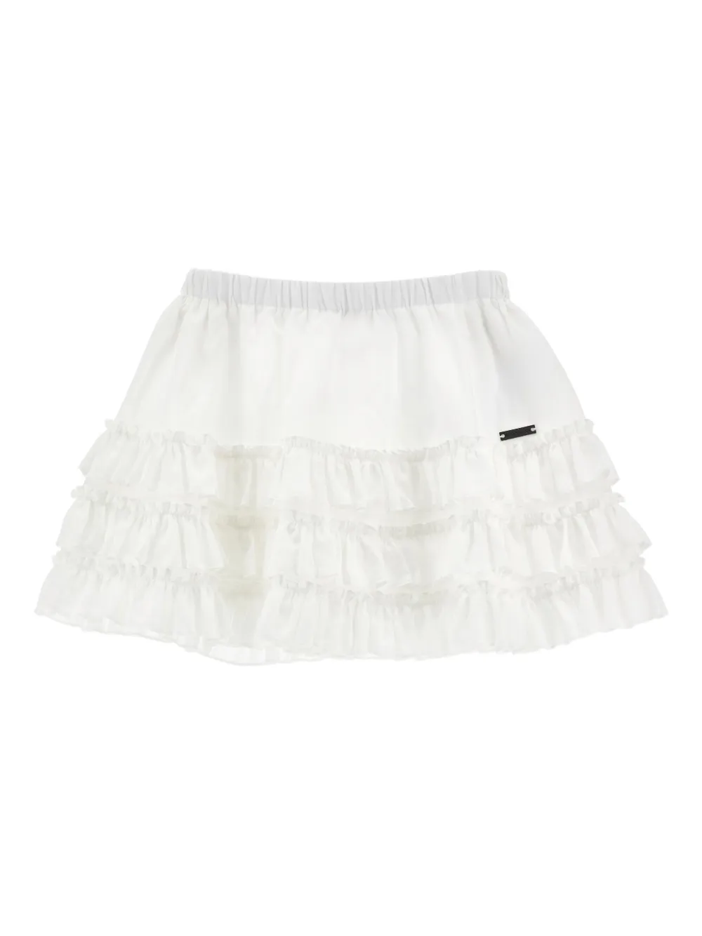 Monnalisa Gonna con ruches - Bianco