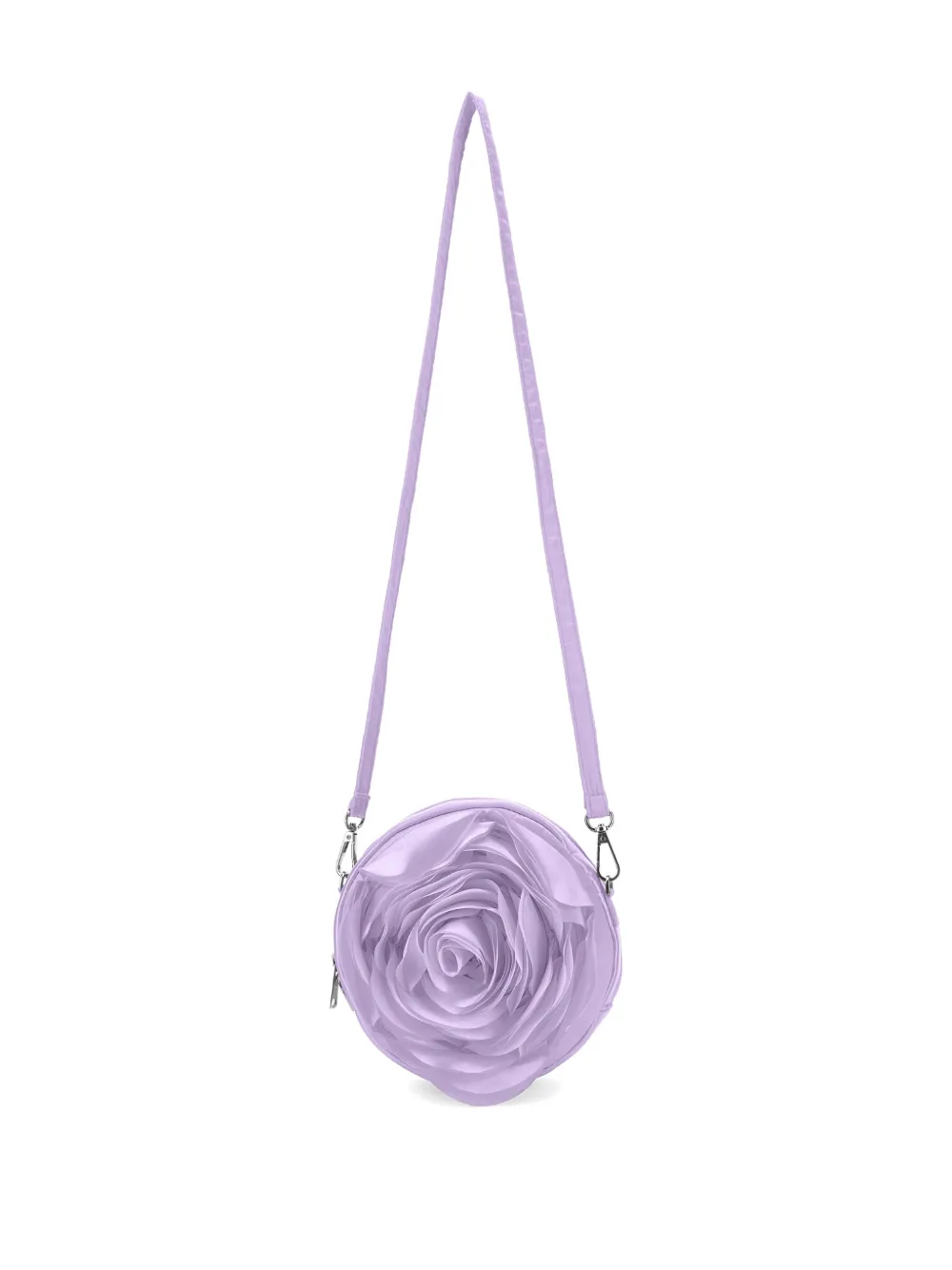  Monnalisa Rose Round Shoulder Bag - Purple 