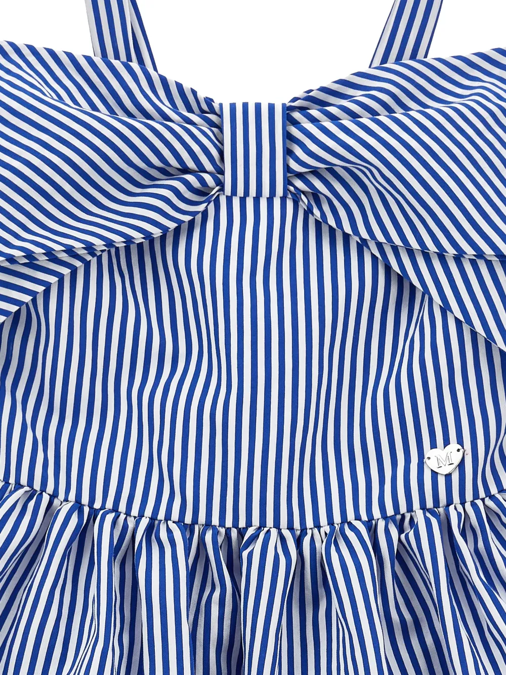 Monnalisa Gestreepte jurk Blauw
