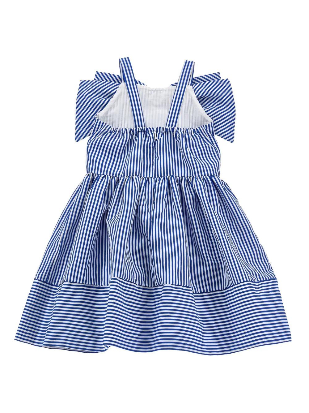 Monnalisa Gestreepte jurk Blauw