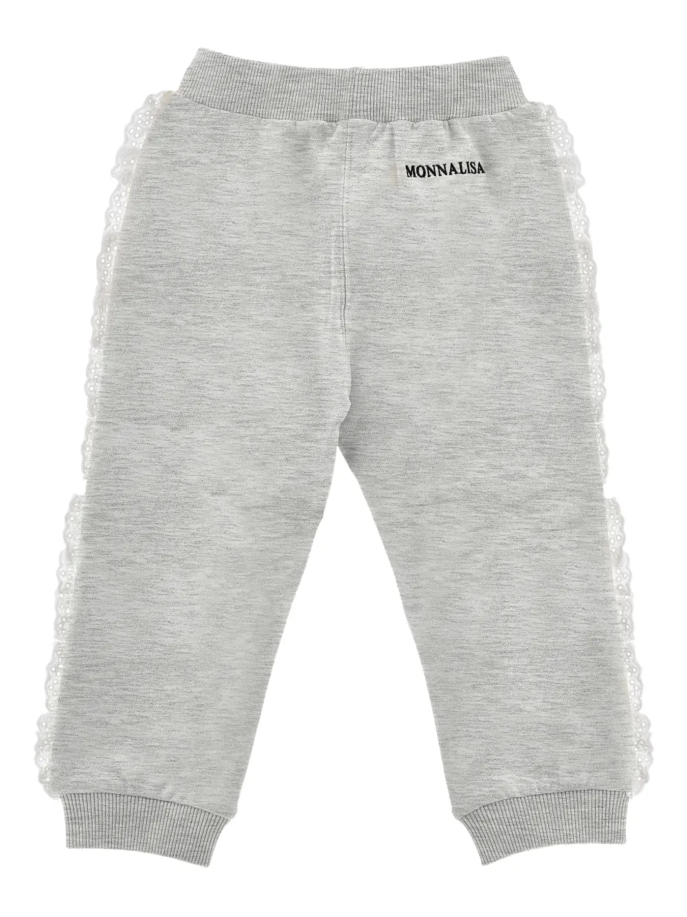 Ruffled-Trim Track Pants