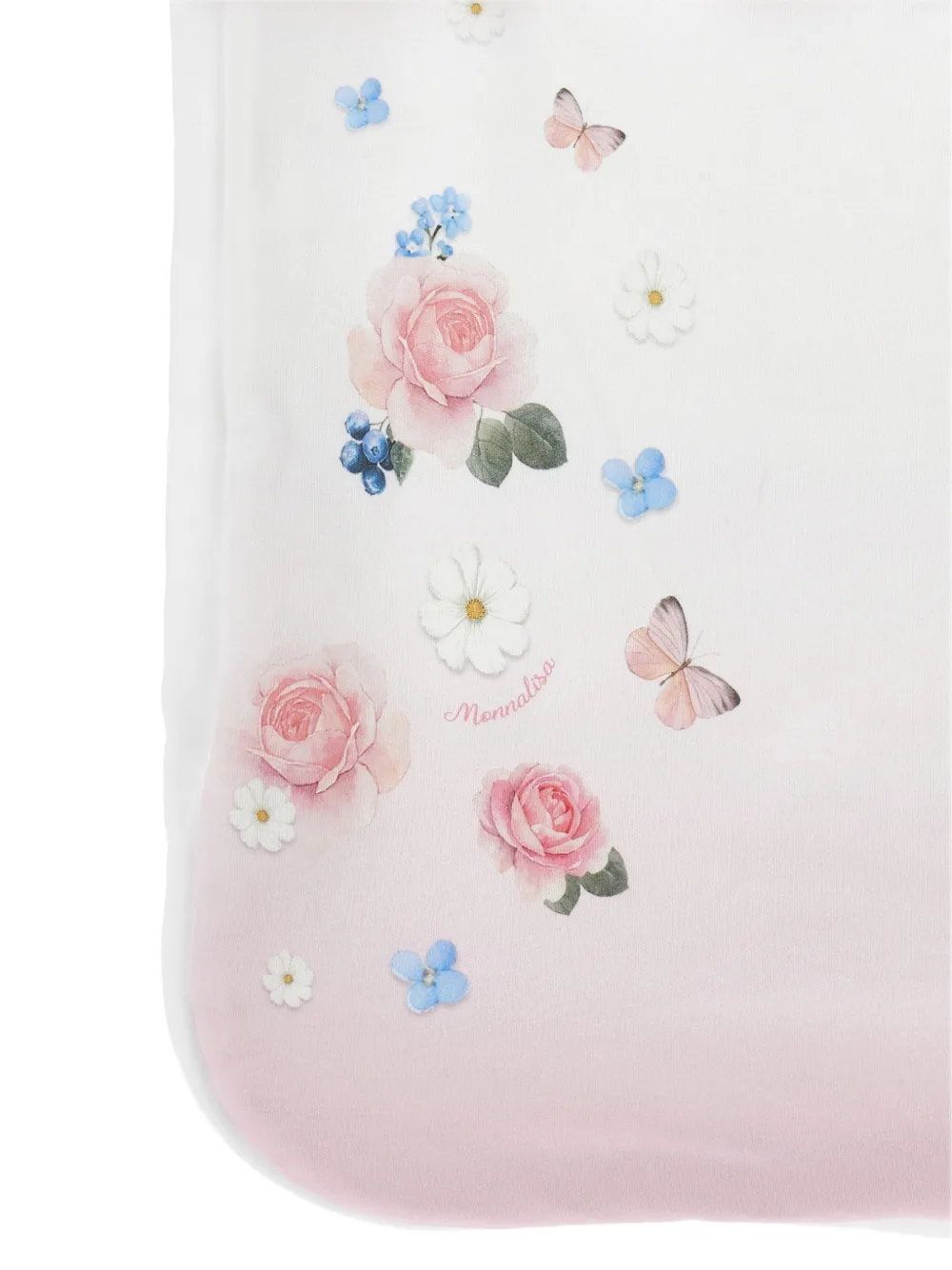 Monnalisa Slaapzak met bloemenprint Wit