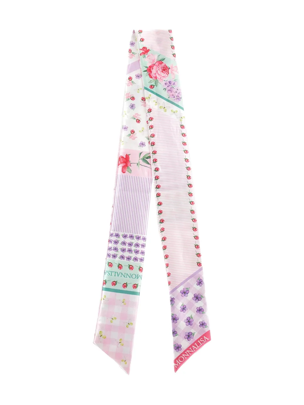 Monnalisa Foulard con stampa a fiori - Rosa