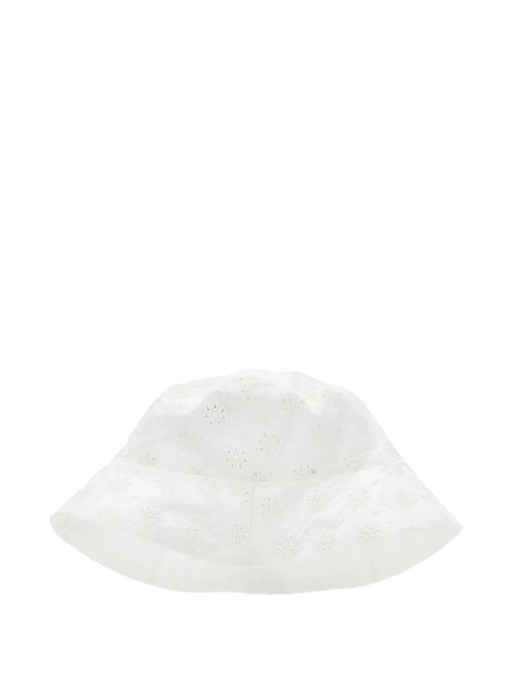 Monnalisa floral bucket hat - White