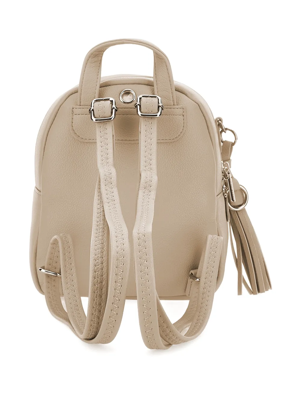 Monnalisa Rugzak met kwastje en logo Beige