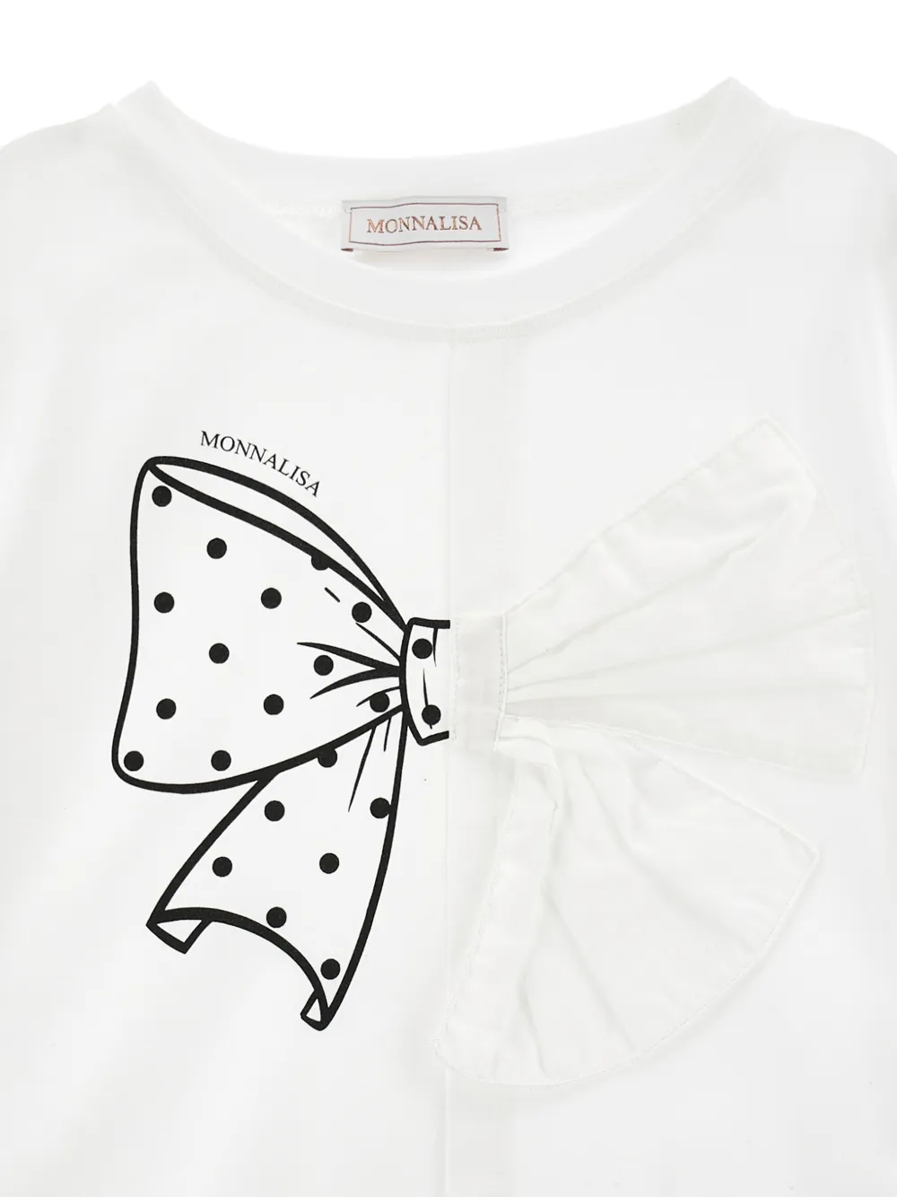 Monnalisa T-shirt met print Wit