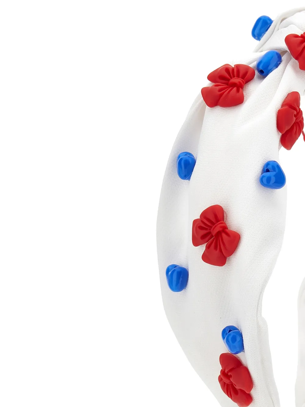 Monnalisa Haarband met strikdetails Wit