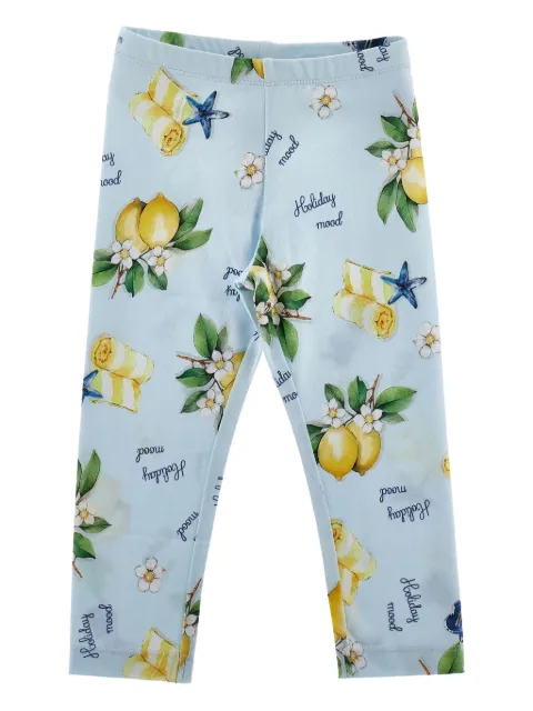 Monnalisa graphic-print leggins