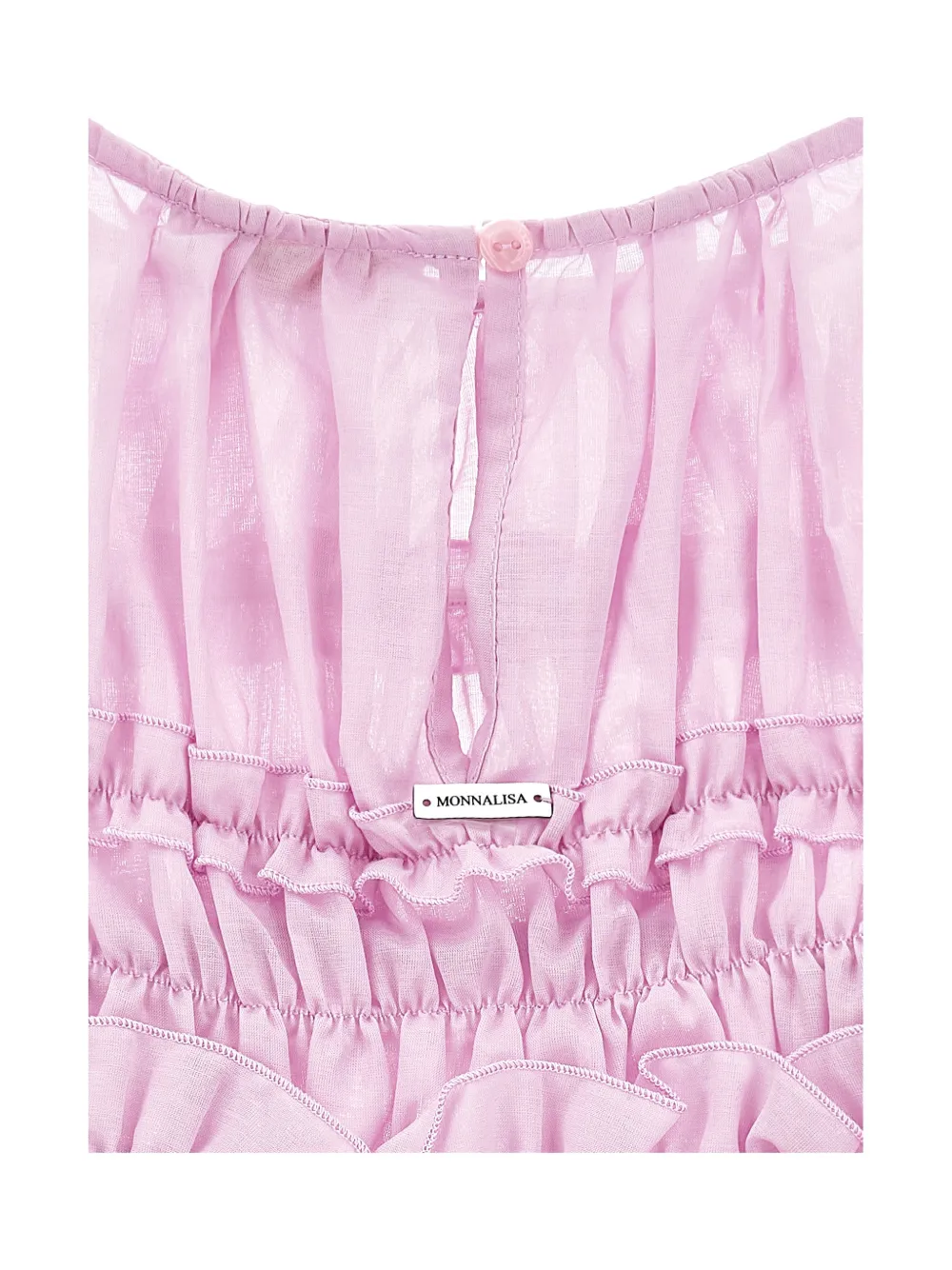  Monnalisa Ruffled Top - Pink 