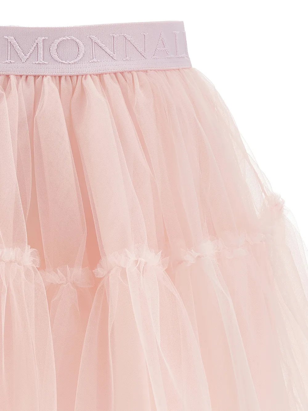  Monnalisa Ruffled Tulle Tutu - Pink 