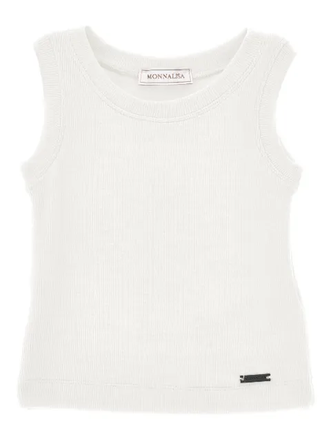 Monnalisa top con placa del logo