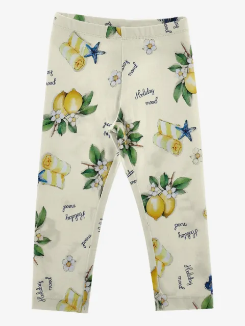 Monnalisa graphic-print leggins