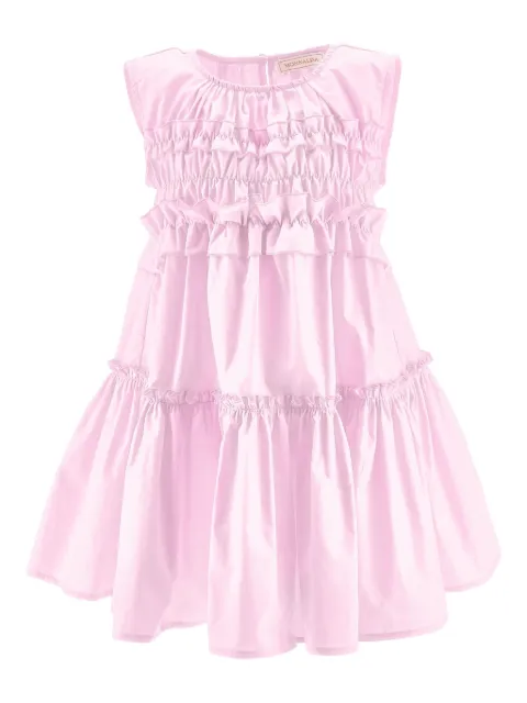 Monnalisa ティアード ラッフルワンピース