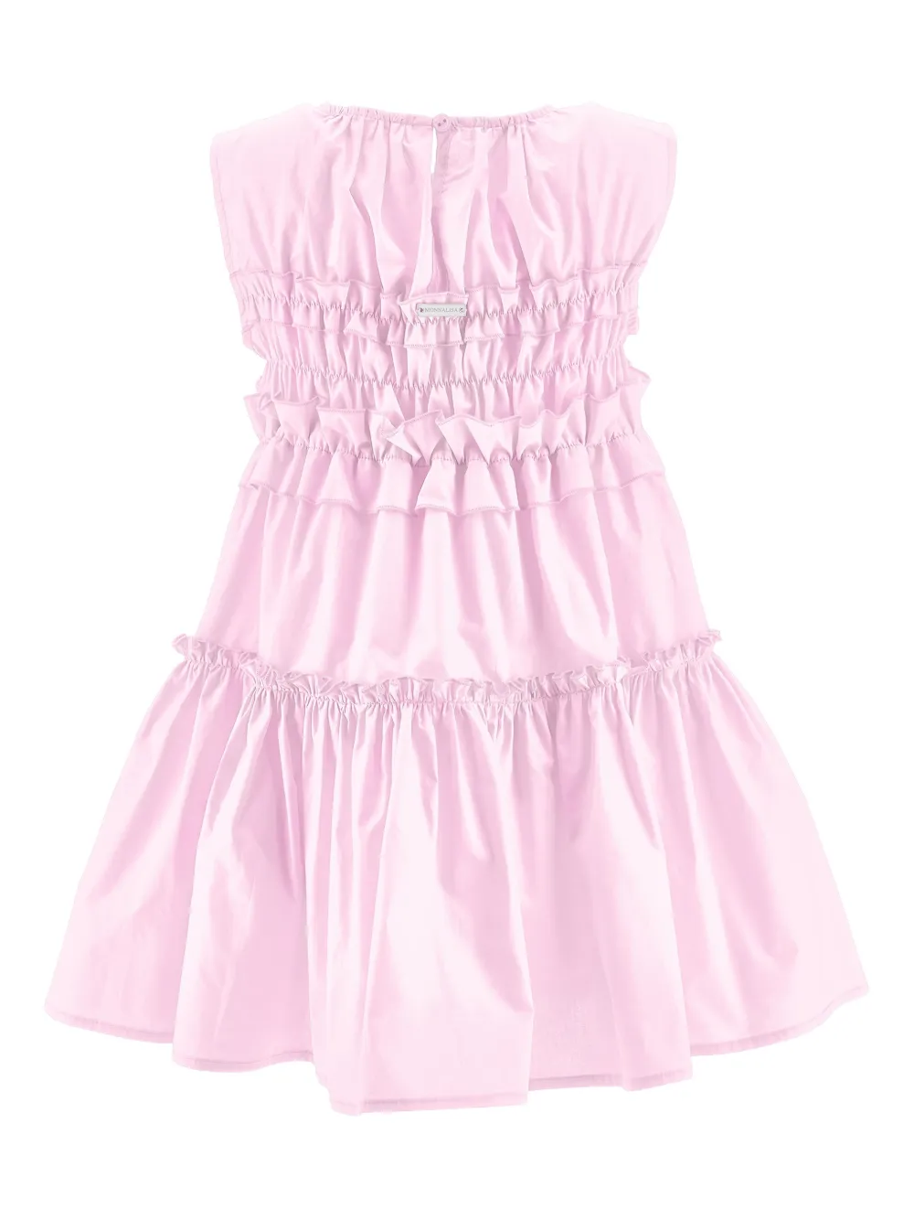 Monnalisa Jurk met ruches Roze