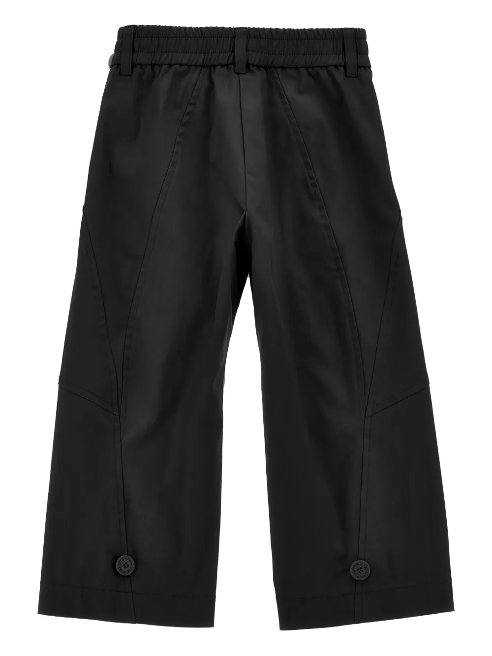  Monnalisa Button Pleated Trousers - Black 