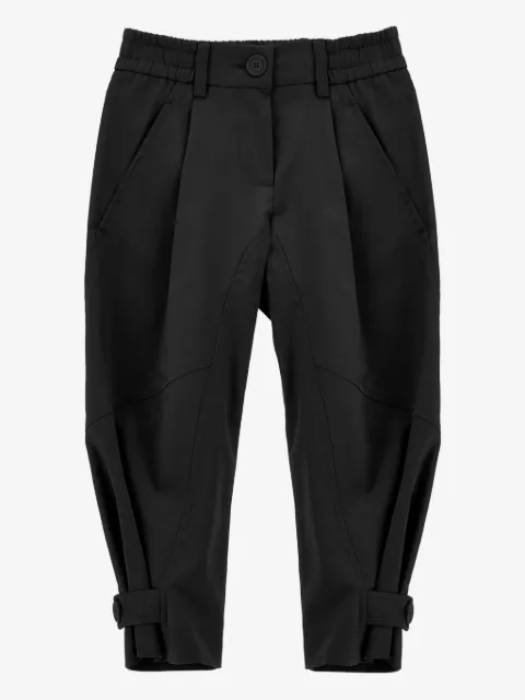 Monnalisa button pleated trousers