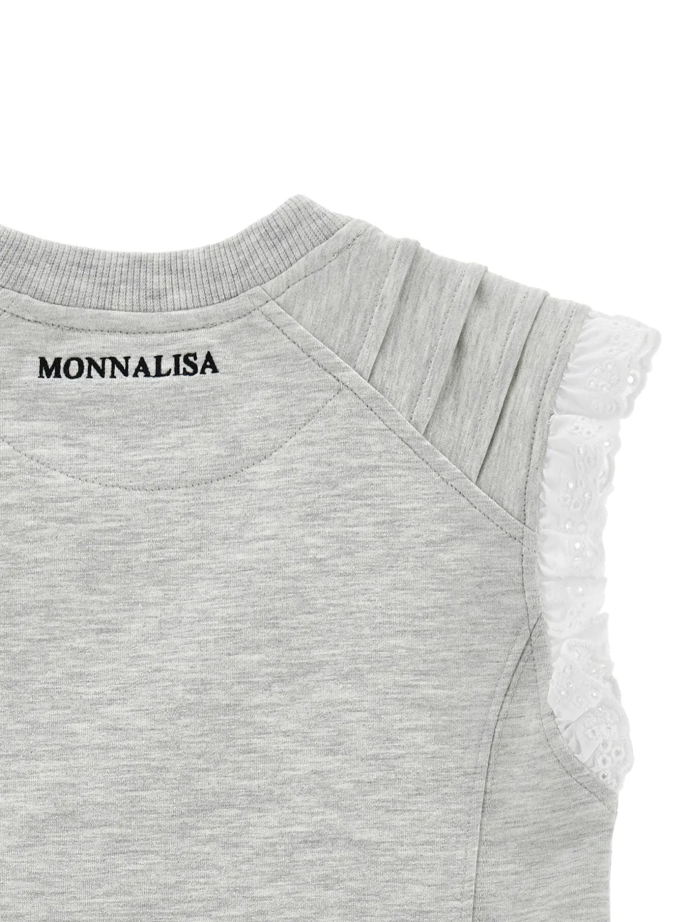 Monnalisa Top met strik Grijs