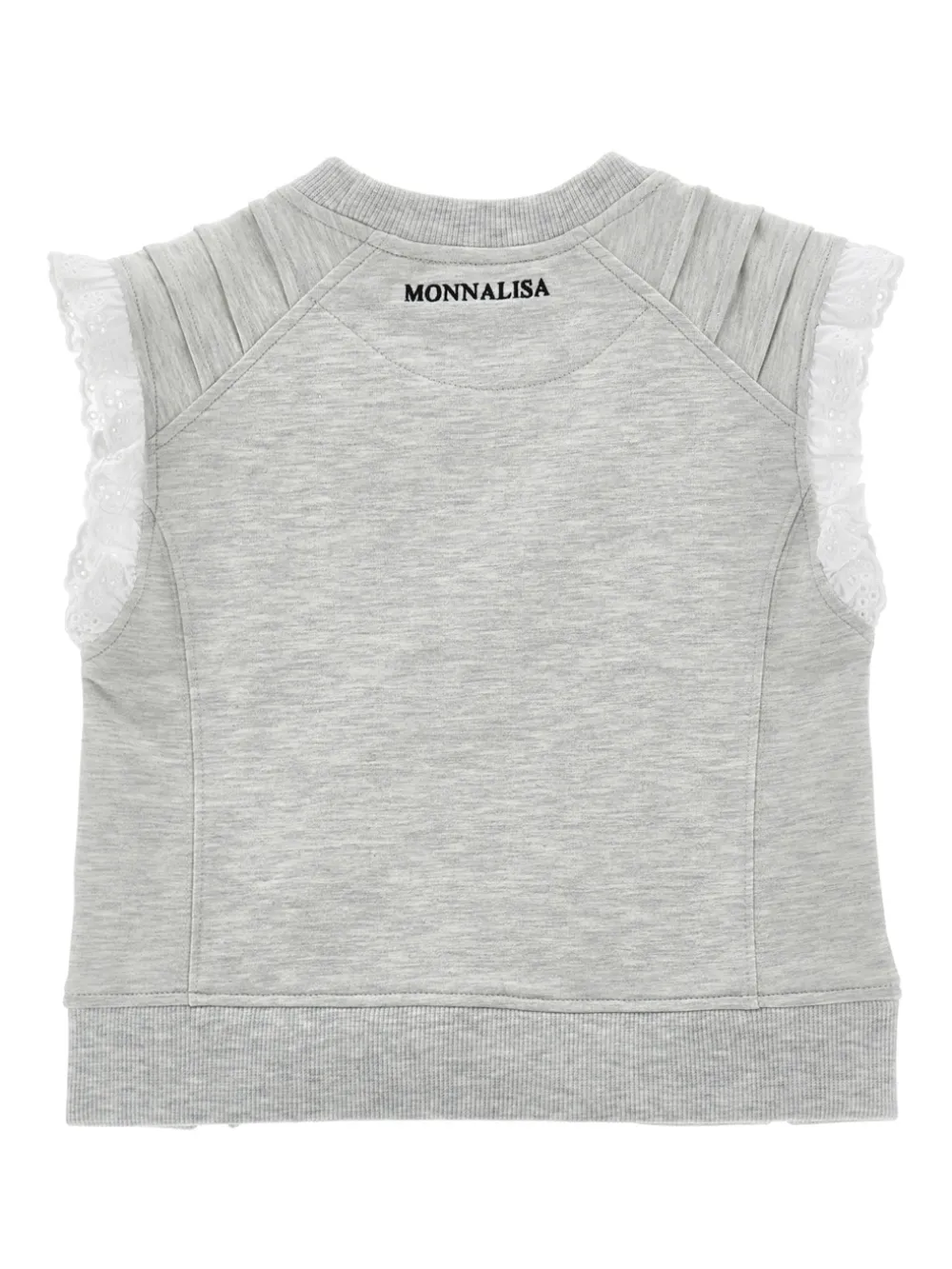 Monnalisa Top met strik Grijs
