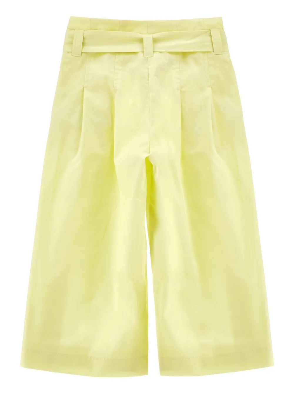  Monnalisa Bow Pleated Trousers - Yellow 