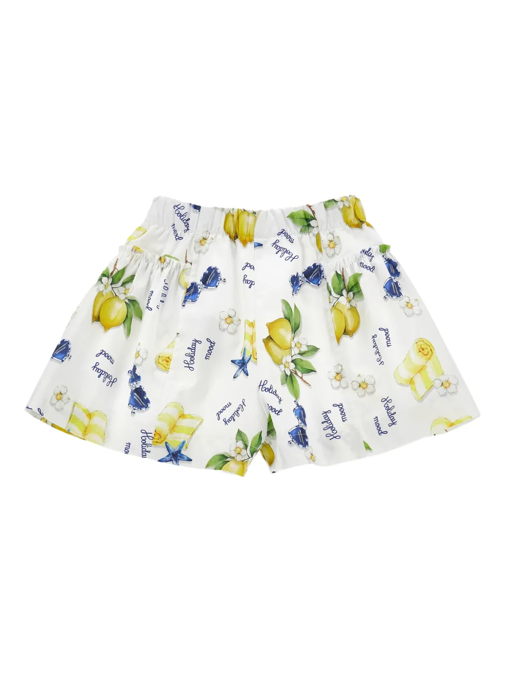 Holiday Mood Printed Shorts