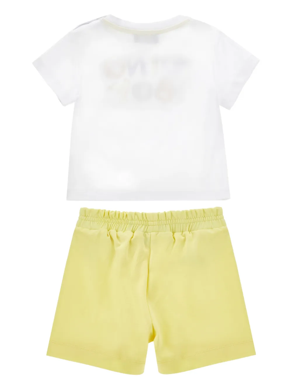 Monnalisa Shorts met dinosaurus-print Geel