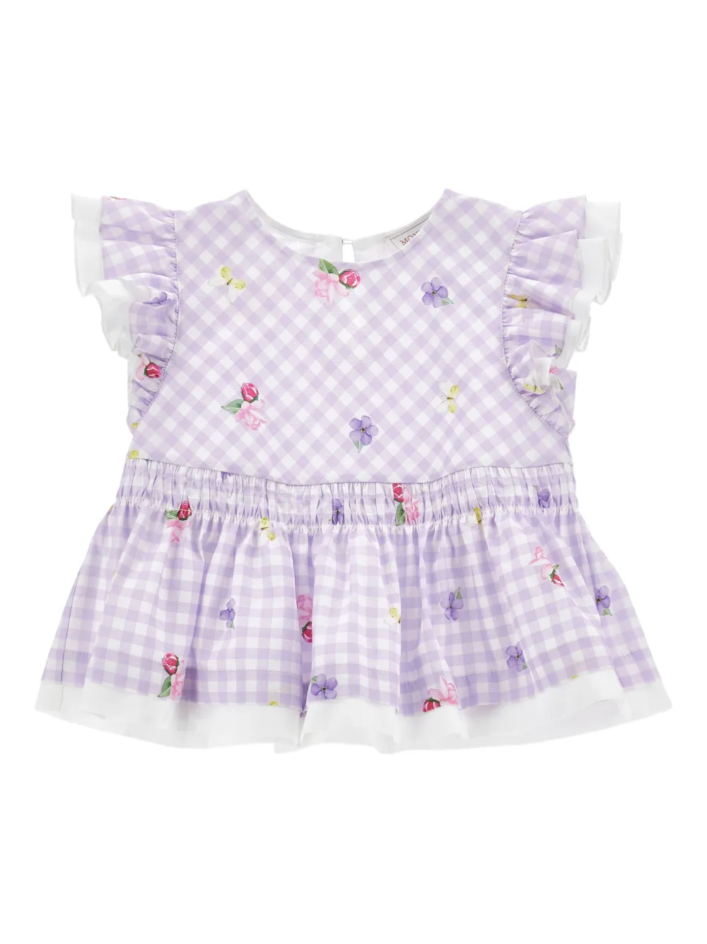 Monnalisa Blusa con ruches - Viola