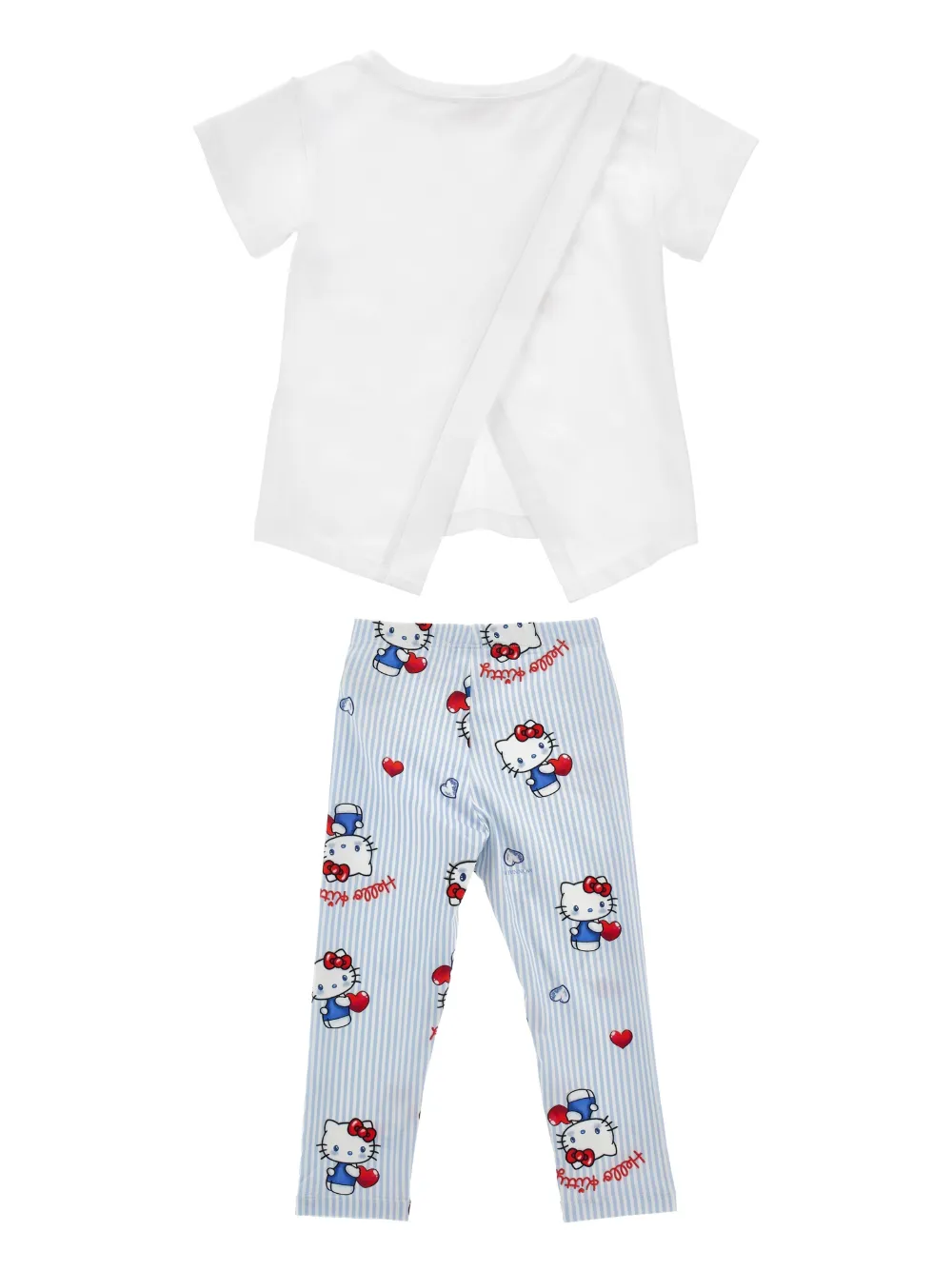 Monnalisa graphic-print trousers set | Girls Trouser Sets | Image 2