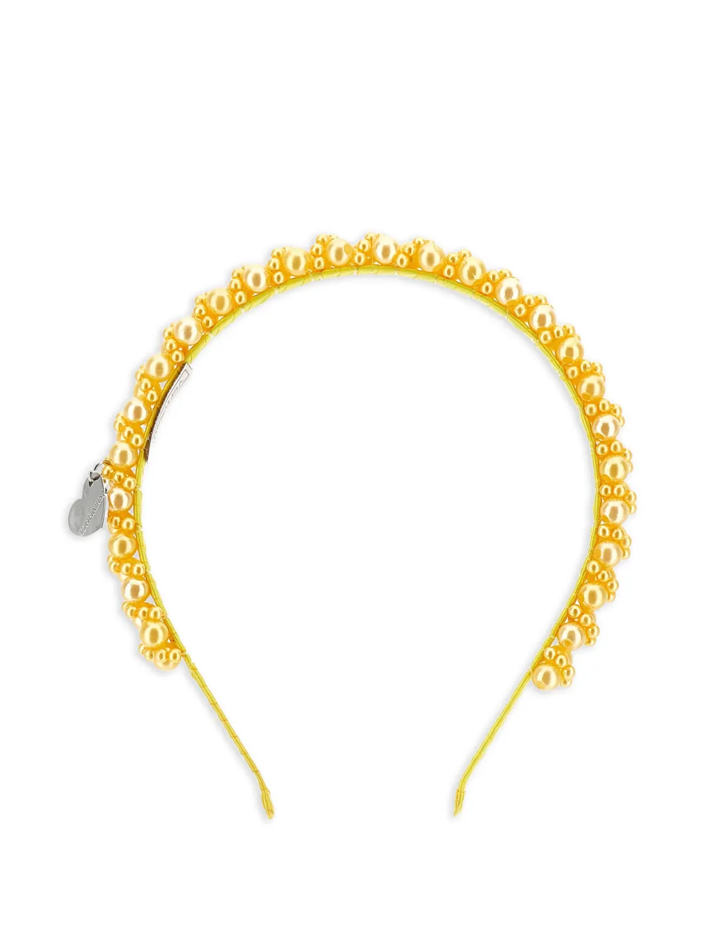 Monnalisa Cerchietto con ciondolo a cuore - Giallo