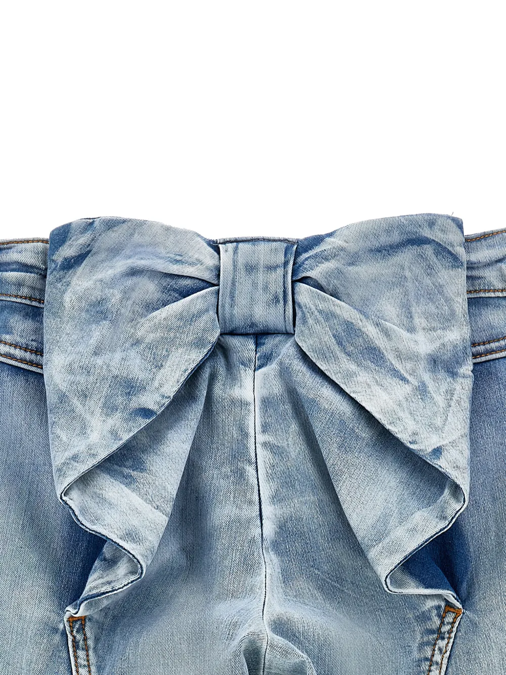  Monnalisa Vaqueros Con Lazo - Azul 